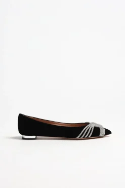Femme Aquazzura Ballerines Gatsby En Noir