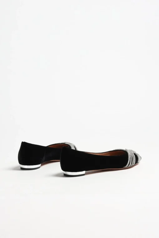 Femme Aquazzura Ballerines Gatsby En Noir