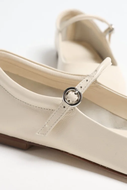 Femme aeyde Ballerines Uma A La Creme
