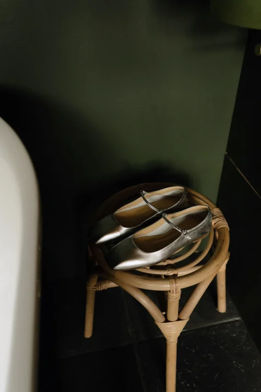 Femme aeyde Ballerines Uma En Argent
