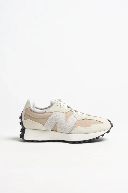 Femme New Balance Baskets 327 En Angora/Gris Vermillon