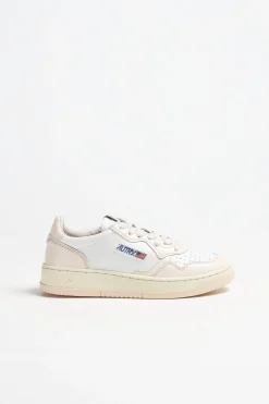 Femme Autry Baskets Bicolor Up En Blanc/Givre