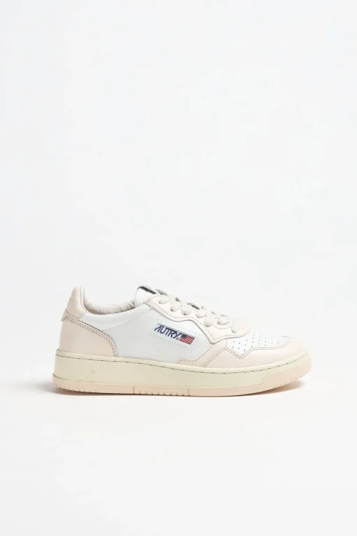 Femme Autry Baskets Bicolor Up En Blanc/Givre