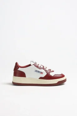 Femme Autry Baskets Bicolor Up En Blanc/Syrah