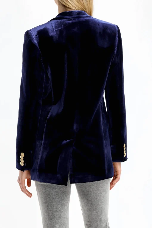 Femme DMN Blazer En Velours Armanda En Marine