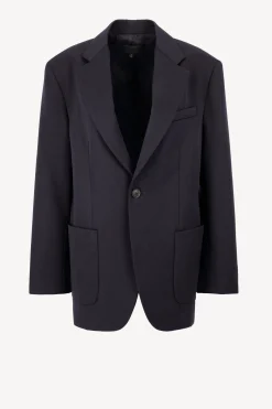 Femme Nili Lotan Blazer Gael En Marine Fonce