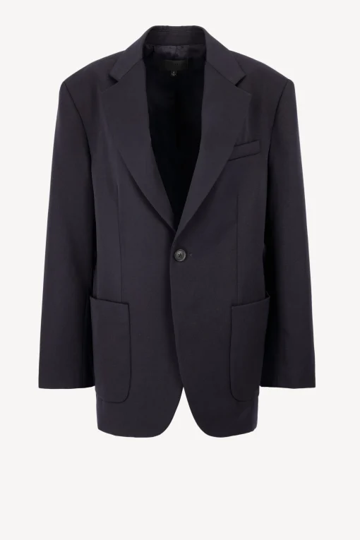 Femme Nili Lotan Blazer Gael En Marine Fonce