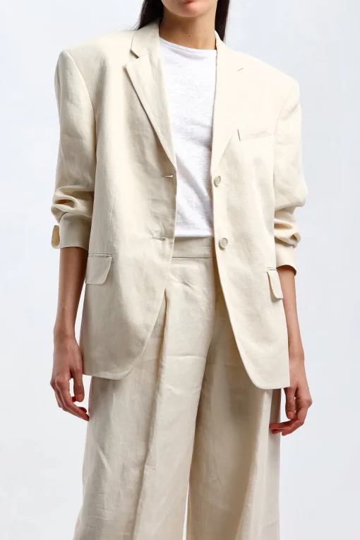 Femme Theory Blazer Galena En Bone