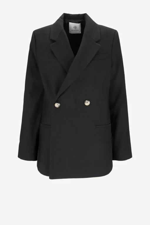 Femme Anine Bing Blazer Kaia En Noir