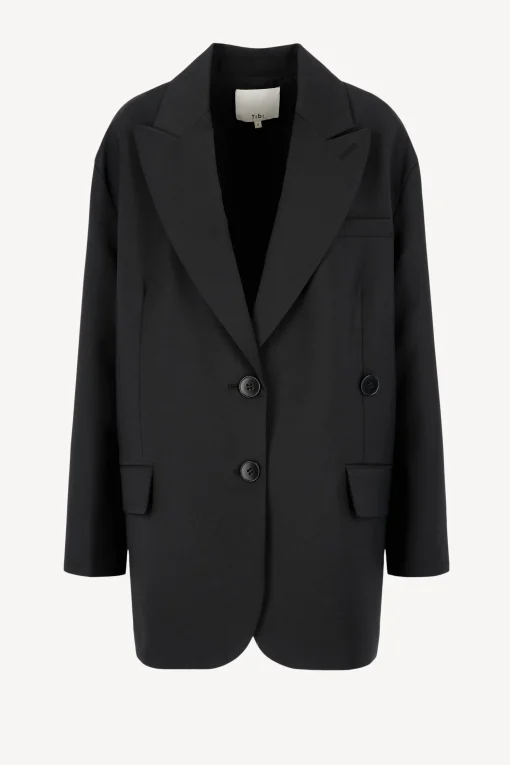 Femme Tibi Blazer Liam En Noir