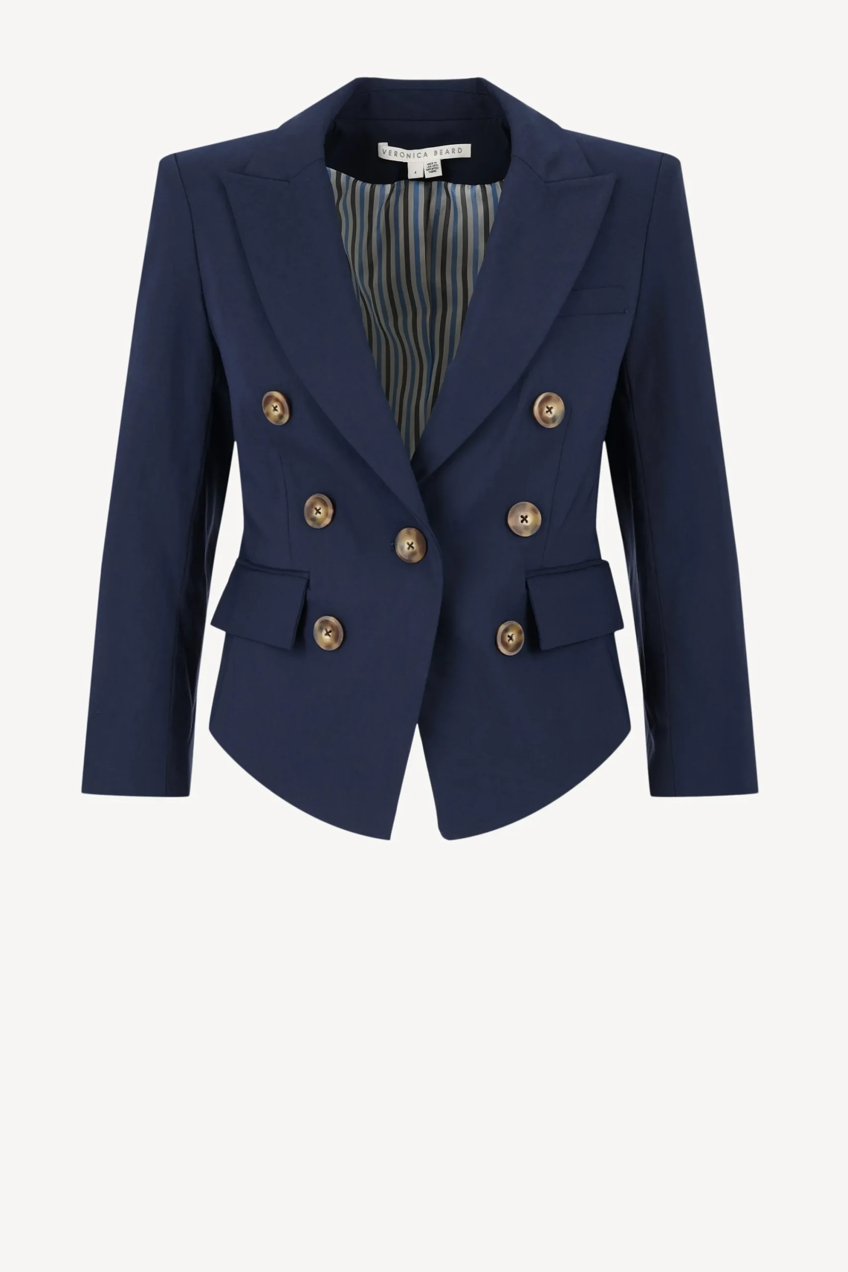Femme Veronica Beard Blazer Lutece Dickey En Marine