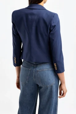 Femme Veronica Beard Blazer Lutece Dickey En Marine