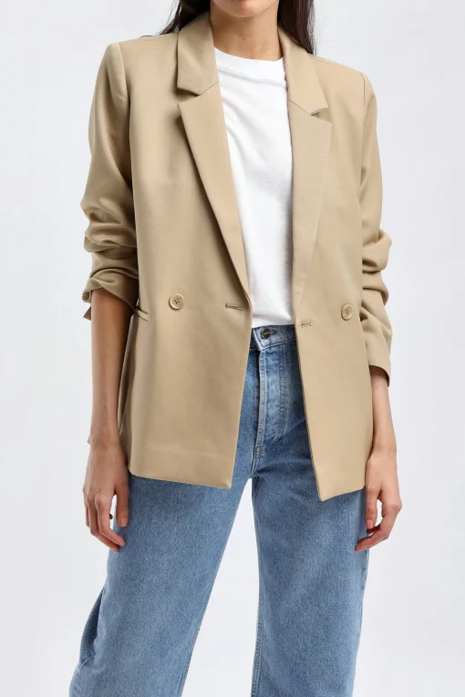 Femme Anine Bing Blazer Madeleine En Sable