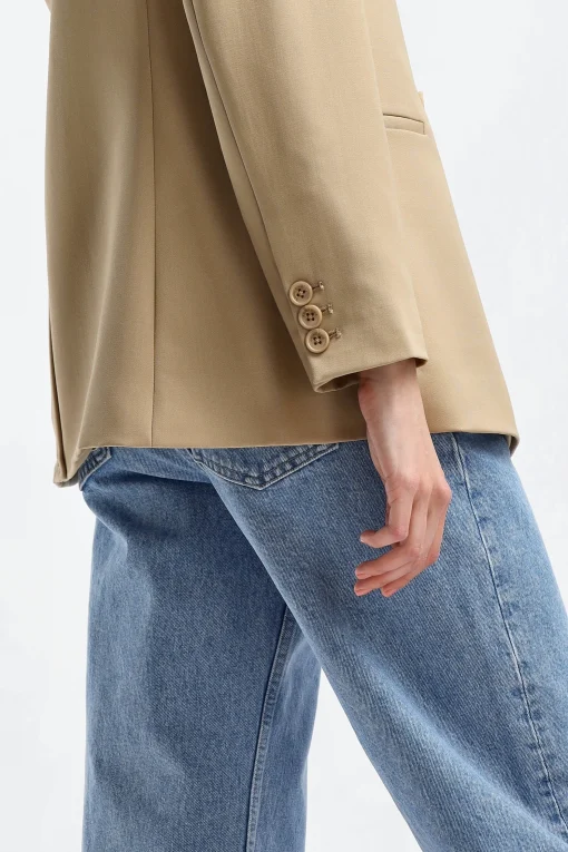Femme Anine Bing Blazer Madeleine En Sable