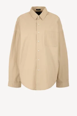 Femme R13 Blouse Boxy Button Up En Kaki