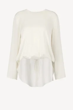 Femme Theory Blouse Cape En Ivoire