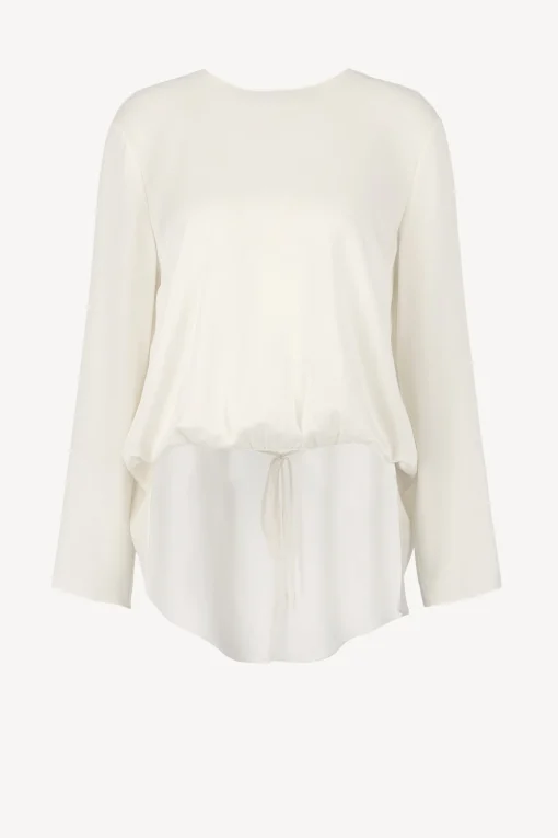 Femme Theory Blouse Cape En Ivoire