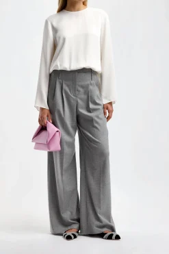 Femme Theory Blouse Cape En Ivoire