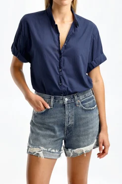 Femme Xirena Blouse Channing En Bleu Marine