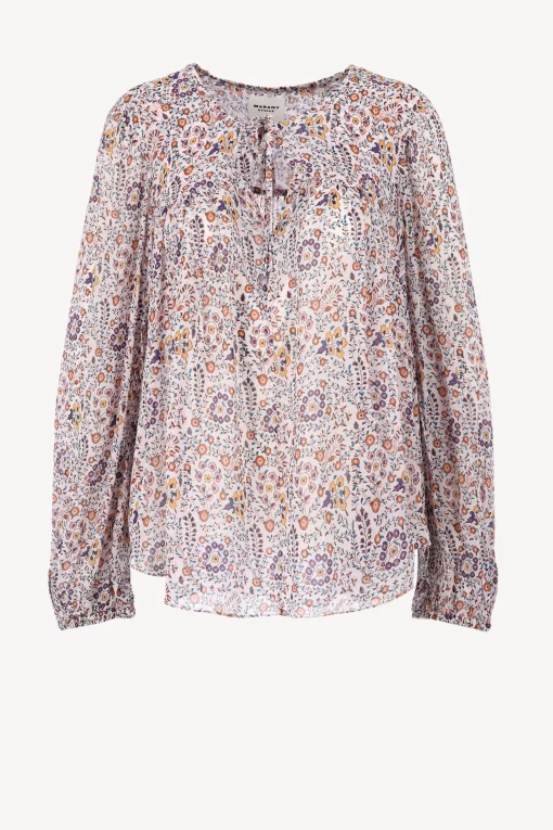 Femme Marant Etoile Blouse Daytonea En Rose Pale
