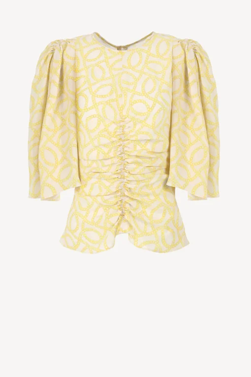 Femme Isabel Marant Blouse Geza En Ecru