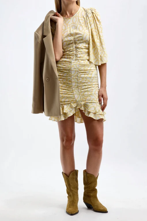 Femme Isabel Marant Blouse Geza En Ecru