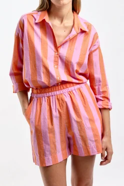 Femme Xirena Blouse Jordy A Rayures Pomelo