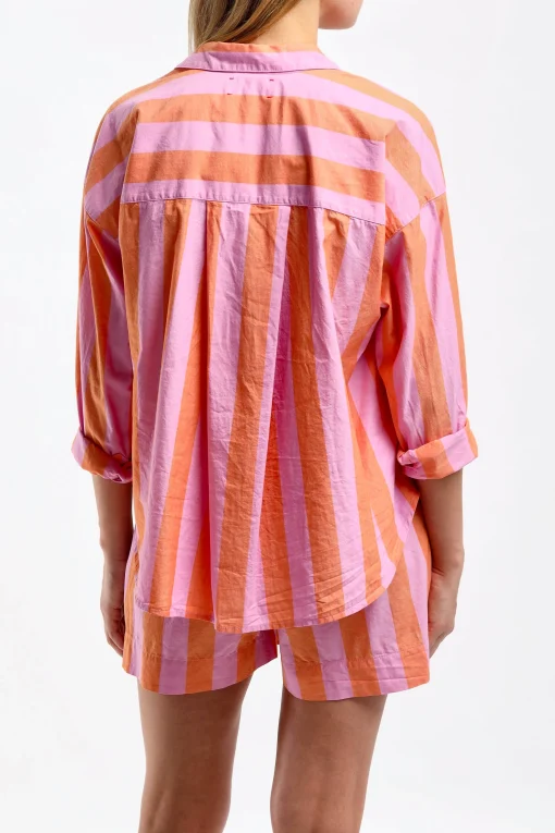 Femme Xirena Blouse Jordy A Rayures Pomelo