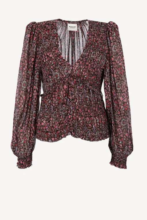Femme Marant Etoile Blouse Nibel En Marron