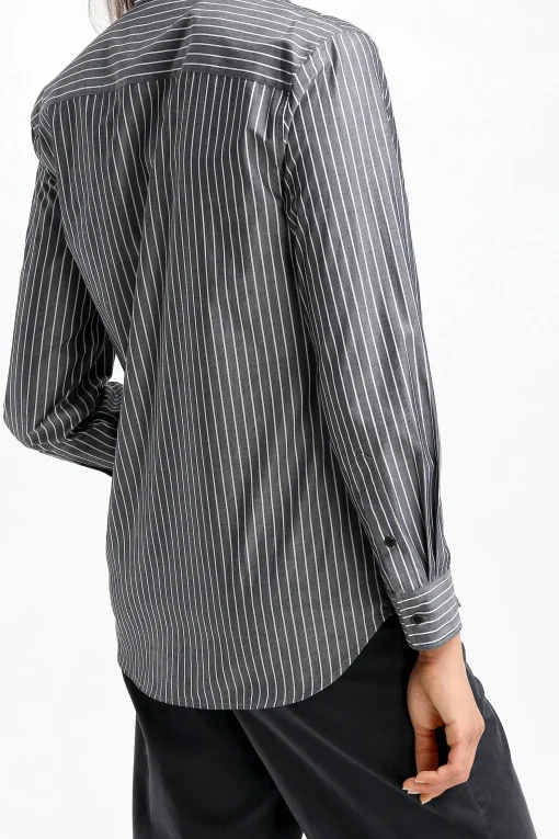 Femme Nili Lotan Blouse Raphael En Noir Et Blanc