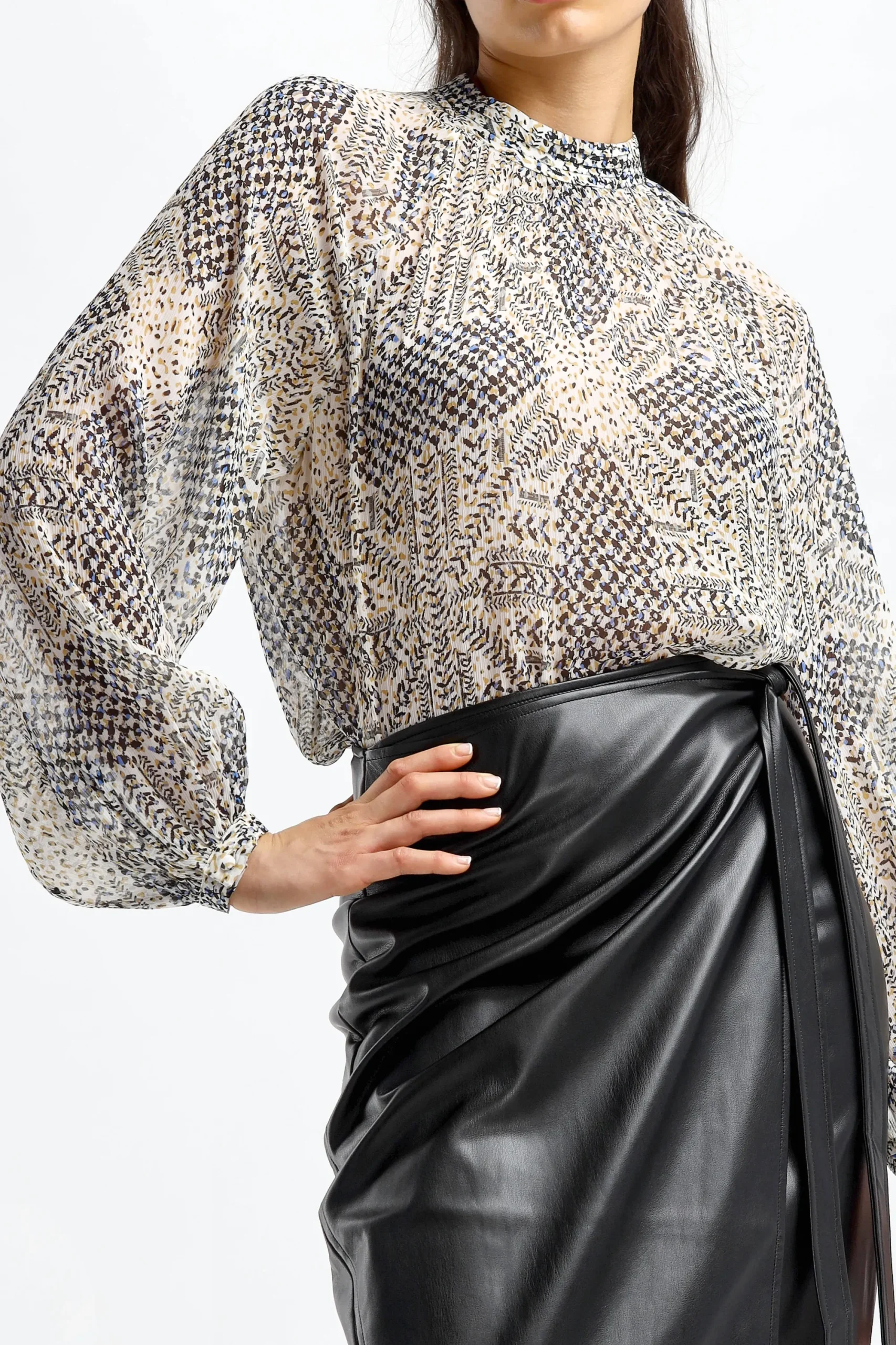 Femme Lala Berlin Blouse Talvi En Heritage Star Vanilla