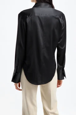 Femme Frame Blouse The Standard En Noir