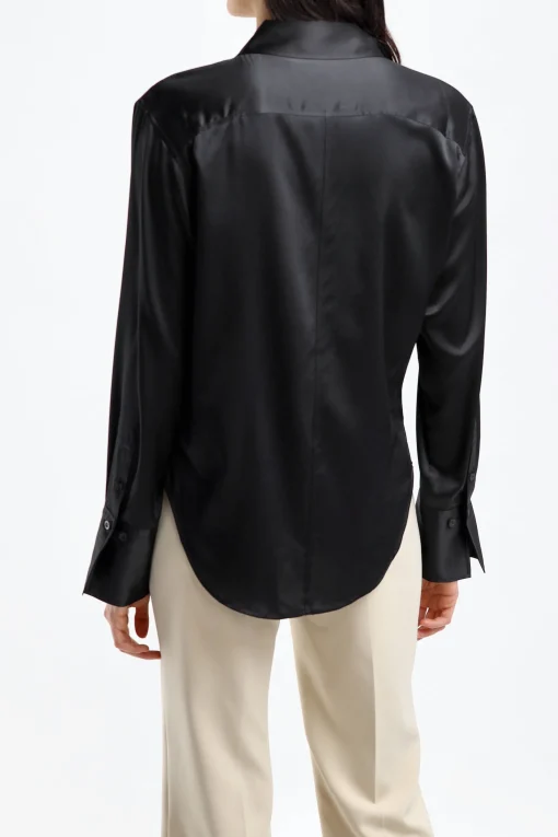 Femme Frame Blouse The Standard En Noir