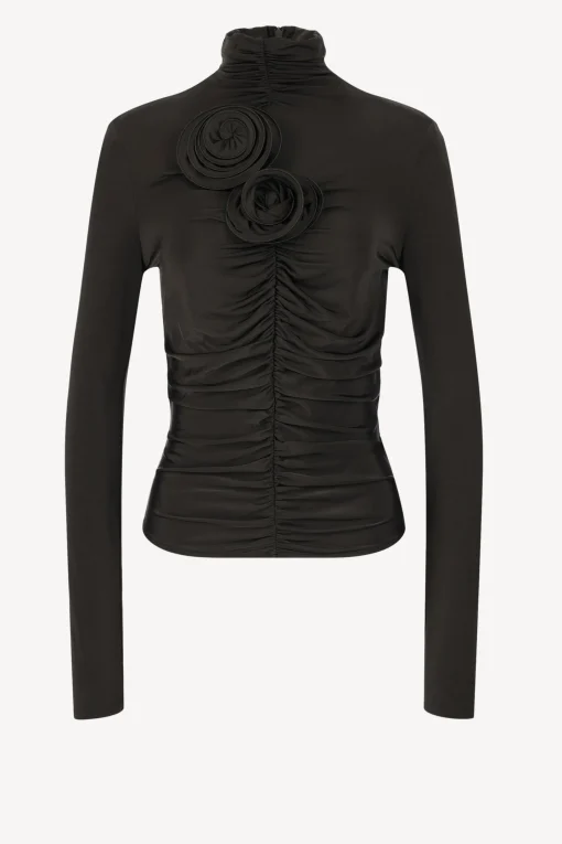 Femme Magda Butrym Blouse Twisted En Marron
