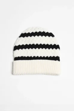 Femme Alanui Bonnet Mariner En Noir/Chalc
