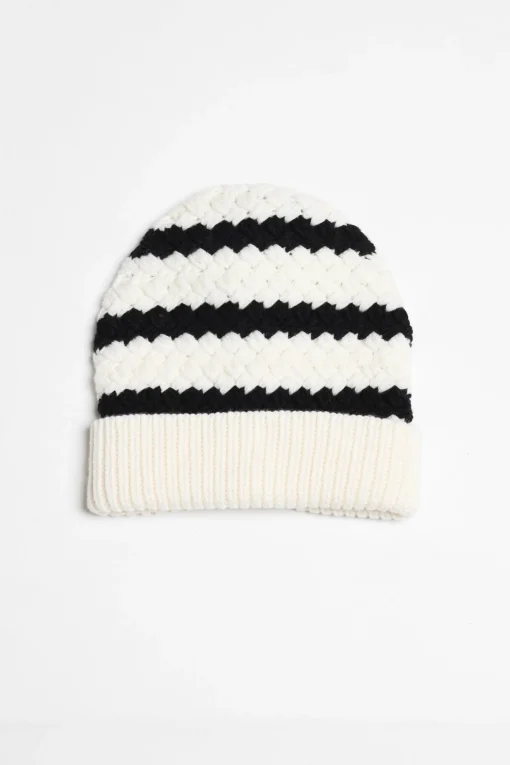 Femme Alanui Bonnet Mariner En Noir/Chalc