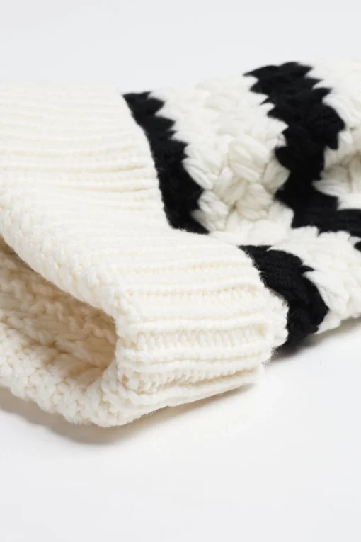 Femme Alanui Bonnet Mariner En Noir/Chalc