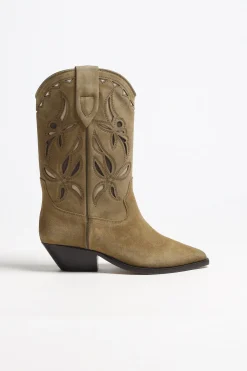 Femme Isabel Marant Bottes Duerto En Taupe