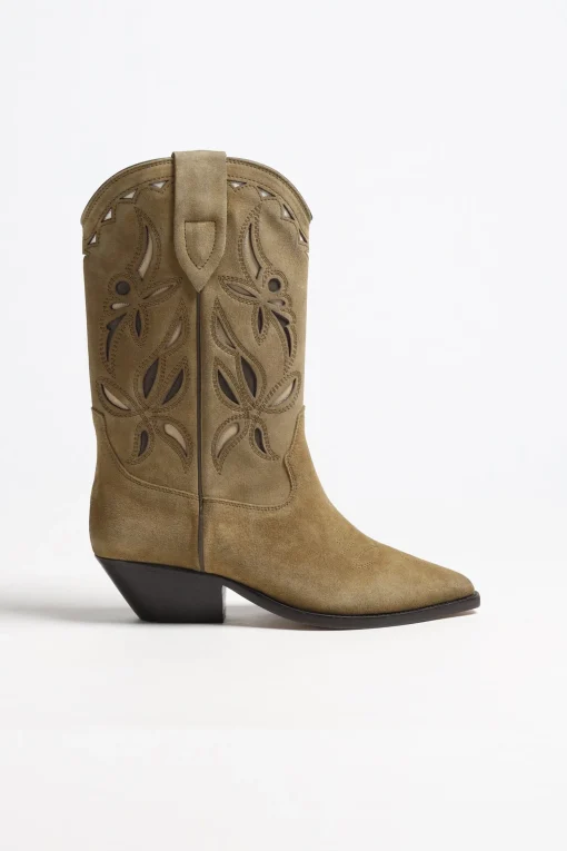 Femme Isabel Marant Bottes Duerto En Taupe