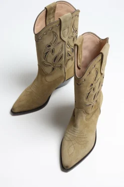 Femme Isabel Marant Bottes Duerto En Taupe