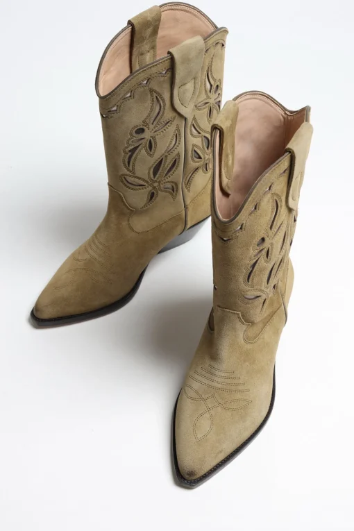 Femme Isabel Marant Bottes Duerto En Taupe