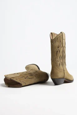 Femme Isabel Marant Bottes Duerto En Taupe