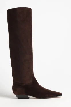 Femme Khaite Bottes Knee High Marfa A Coffee