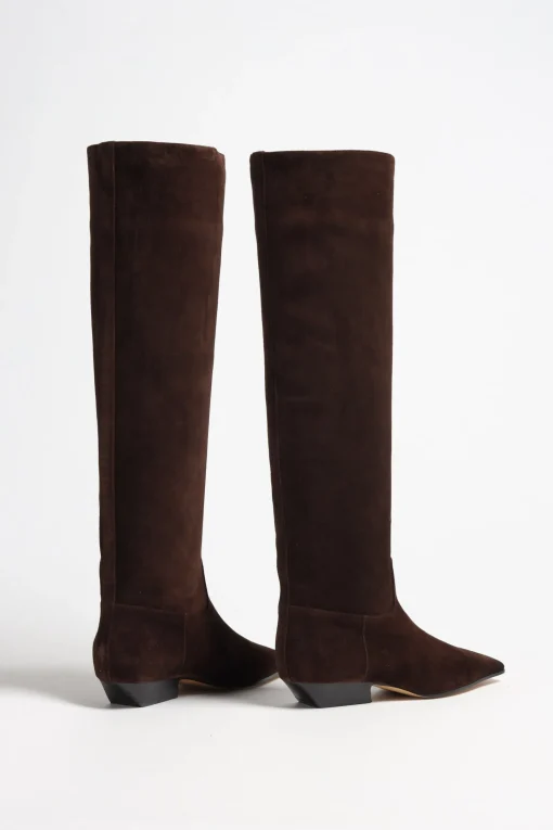 Femme Khaite Bottes Knee High Marfa A Coffee