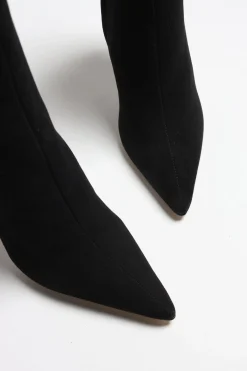 Femme Gia x RHW Bottes Rosie 7 Suede En Noir