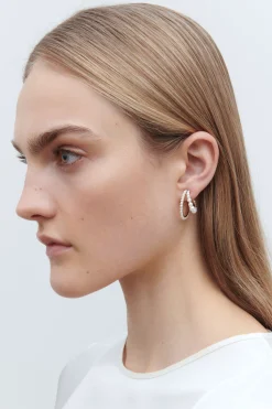 Femme Sophie Bille Brahe Boucle D'Oreille Petite Boucle Perle Droite