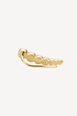 Femme Sophie Bille Brahe Boucle D'Oreille Petite Croissant Droite En Or Jaune