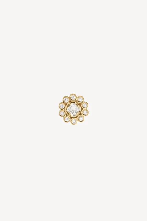 Femme Sophie Bille Brahe Boucle D'Oreille Soleil De Fleur