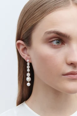 Femme Sophie Bille Brahe Boucles D'Oreilles Grande Fleur Jeanne