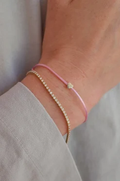 Femme Nina Kastens Jewelry Bracelet Heart In Pink